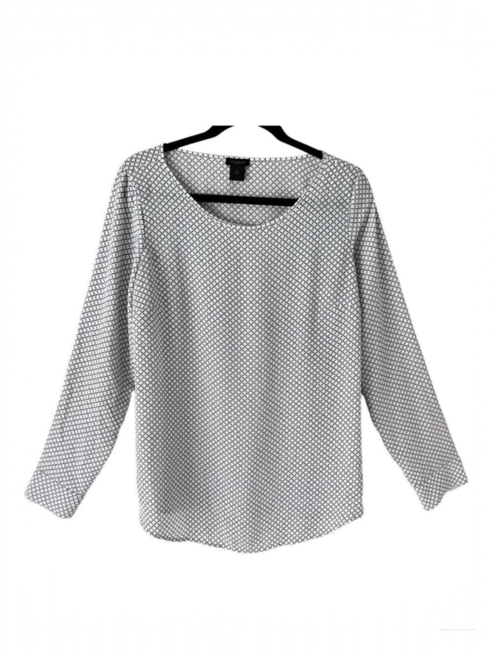 Ann Taylor Long Sleeve Semi Sheer Blouse Size Medium‎
